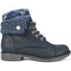 imageCLIFFS BY WHITE MOUNTAIN Womens Duena Hiking Style BootNavyFabricFleece