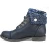 imageCLIFFS BY WHITE MOUNTAIN Womens Duena Hiking Style BootNavyFabricFleece