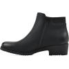 imageCLIFFS BY WHITE MOUNTAIN Womens Durable Cushioned Block Heeled Ankle BootieBlackNubuck