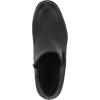 imageCLIFFS BY WHITE MOUNTAIN Womens Durable Cushioned Block Heeled Ankle BootieBlackNubuck