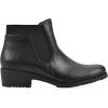 imageCLIFFS BY WHITE MOUNTAIN Womens Durable Cushioned Block Heeled Ankle BootieBlackSmooth