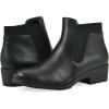 imageCLIFFS BY WHITE MOUNTAIN Womens Durable Cushioned Block Heeled Ankle BootieBlackSmooth