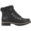 imageCLIFFS BY WHITE MOUNTAIN Womens Shoes Primed Lugged LaceUp Ankle BootieBlackFabric
