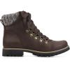 imageCLIFFS BY WHITE MOUNTAIN Womens Shoes Primed Lugged LaceUp Ankle BootieBrownFabric