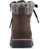 imageCLIFFS BY WHITE MOUNTAIN Womens Shoes Primed Lugged LaceUp Ankle BootieBrownFabric