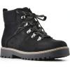 imageCLIFFS BY WHITE MOUNTAIN Womens Connie Cushioned LaceUp City Hiker Ankle BootBlackFabric