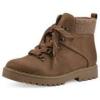 imageCLIFFS BY WHITE MOUNTAIN Womens Connie Cushioned LaceUp City Hiker Ankle BootLt BrownFabric