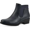 imageCLIFFS BY WHITE MOUNTAIN Womens Durable Cushioned Block Heeled Ankle BootieNavySmooth