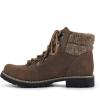 imageCLIFFS BY WHITE MOUNTAIN Shoes Pathfield Womens Laceup Hiker Style BootieCognacSuedette