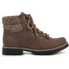 imageCLIFFS BY WHITE MOUNTAIN Shoes Pathfield Womens Laceup Hiker Style BootieCognacSuedette