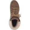 imageCLIFFS BY WHITE MOUNTAIN Shoes Pathfield Womens Laceup Hiker Style BootieLt BrownFabricFleece
