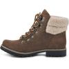 imageCLIFFS BY WHITE MOUNTAIN Shoes Pathfield Womens Laceup Hiker Style BootieLt BrownFabricFleece