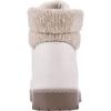 imageCLIFFS BY WHITE MOUNTAIN Shoes Pathfield Womens Laceup Hiker Style BootieWinter WhiteFabric