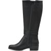 imageCLIFFS BY WHITE MOUNTAIN Womens Durra Cushioned Block Heeled Tall BootBlackBurnSmooth