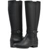 imageCLIFFS BY WHITE MOUNTAIN Womens Durra Cushioned Block Heeled Tall BootBlackBurnSmooth