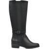 imageCLIFFS BY WHITE MOUNTAIN Womens Durra Cushioned Block Heeled Tall BootBlackBurnSmooth