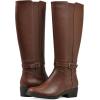 imageCLIFFS BY WHITE MOUNTAIN Womens Durra Cushioned Block Heeled Tall BootCognacBurnSmooth