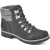 imageCLIFFS BY WHITE MOUNTAIN Shoes Pathfield Womens Laceup Hiker Style BootieBlackFabric
