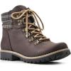 Dk Brown/Fabric/Plaid