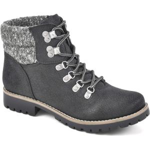 imageCLIFFS BY WHITE MOUNTAIN Shoes Pathfield Womens Laceup Hiker Style BootieBlackFabric