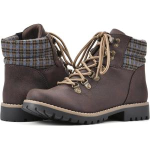imageCLIFFS BY WHITE MOUNTAIN Shoes Pathfield Womens Laceup Hiker Style BootieDark BrownFabricBrow