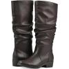imageCLIFFS BY WHITE MOUNTAIN Womens Duration Cushioned Block Heeled Tall BootDk BrownBurnSmooth