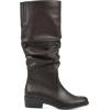 imageCLIFFS BY WHITE MOUNTAIN Womens Duration Cushioned Block Heeled Tall BootDk BrownBurnSmooth
