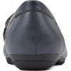 imageCLIFFS BY WHITE MOUNTAIN Womens Giver Cushioned Loafer FlatNavyTumbledSmooth