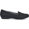 imageCLIFFS BY WHITE MOUNTAIN Womens Gracefully Tailored Loafer FlatBlackFabric