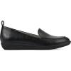 imageCLIFFS BY WHITE MOUNTAIN Womens Twiggy Moccasin Style Loafer FlatBlackGrainy