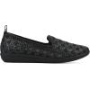 imageCLIFFS BY WHITE MOUNTAIN Womens Twisty Woven Moccasin Style Loafer FlatBlackFabric