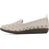imageCLIFFS BY WHITE MOUNTAIN Womens Twisty Woven Moccasin Style Loafer FlatCreamFabric