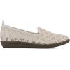 imageCLIFFS BY WHITE MOUNTAIN Womens Twisty Woven Moccasin Style Loafer FlatCreamFabric