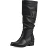 imageCLIFFS BY WHITE MOUNTAIN Womens Duration Cushioned Block Heeled Tall BootBlackBurnSmooth