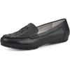 imageCLIFFS BY WHITE MOUNTAIN Womens Giver Cushioned Loafer FlatBlackTumbledSmooth