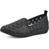 imageCLIFFS BY WHITE MOUNTAIN Womens Twisty Woven Moccasin Style Loafer FlatBlackFabric