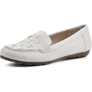 imageCLIFFS BY WHITE MOUNTAIN Womens Giver Cushioned Loafer FlatEcruTumbledSmooth