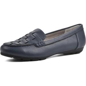 imageCLIFFS BY WHITE MOUNTAIN Womens Giver Cushioned Loafer FlatNavyTumbledSmooth