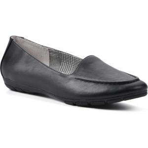 imageCLIFFS BY WHITE MOUNTAIN Womens Gracefully Tailored Loafer FlatBlackSmooth