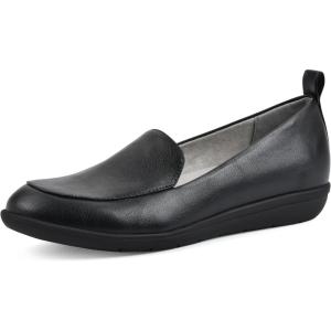 imageCLIFFS BY WHITE MOUNTAIN Womens Twiggy Moccasin Style Loafer FlatBlackGrainy