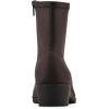 imageCLIFFS BY WHITE MOUNTAIN Womens Duriel Cushioned Block Heeled ShootieDk BrownStretch