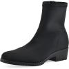 imageCLIFFS BY WHITE MOUNTAIN Womens Duriel Cushioned Block Heeled ShootieBlackStretch