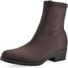 imageCLIFFS BY WHITE MOUNTAIN Womens Duriel Cushioned Block Heeled ShootieDk BrownStretch
