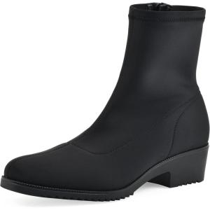 imageCLIFFS BY WHITE MOUNTAIN Womens Duriel Cushioned Block Heeled ShootieBlackStretch