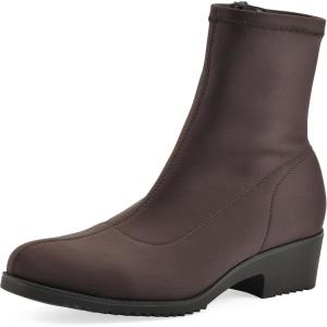 imageCLIFFS BY WHITE MOUNTAIN Womens Duriel Cushioned Block Heeled ShootieDk BrownStretch