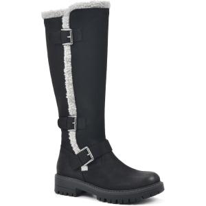 imageCLIFFS BY WHITE MOUNTAIN Shoes Merritt Womens Casual Tall Shaft BootBlackFabric