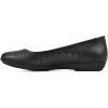 imageCLIFFS BY WHITE MOUNTAIN Womens Cindy Cushioned Ballet FlatBlackBurnishedSmooth