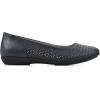imageCLIFFS BY WHITE MOUNTAIN Womens Cindy Cushioned Ballet FlatNavyBurnishedSmooth