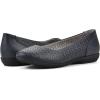 imageCLIFFS BY WHITE MOUNTAIN Womens Cindy Cushioned Ballet FlatNavyBurnishedSmooth