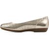 imageCLIFFS BY WHITE MOUNTAIN Womens Cindy Cushioned Ballet FlatPale GoldMetallicSmooth